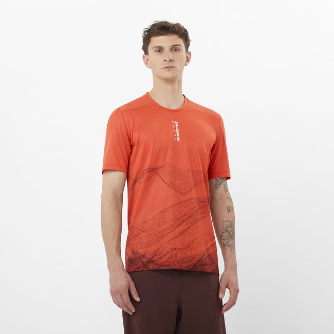 Salomon S/Lab Salomon Ultra Print - Camiseta de manga corta para hombre