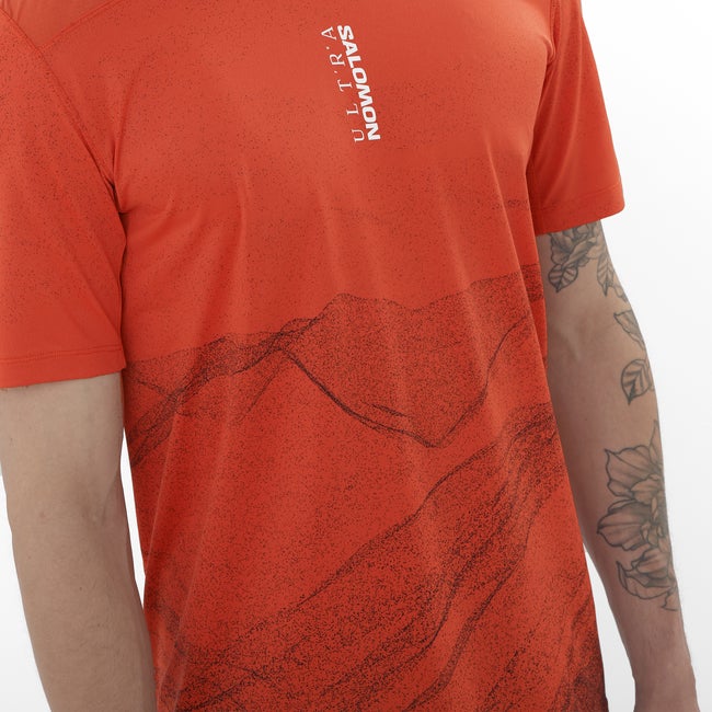 Salomon S/Lab Salomon Ultra Print - Camiseta de manga corta para hombre Outlet