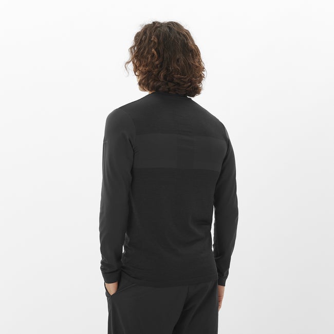 Salomon Essential Wool - Prenda interior de manga larga para hombre Rebajas