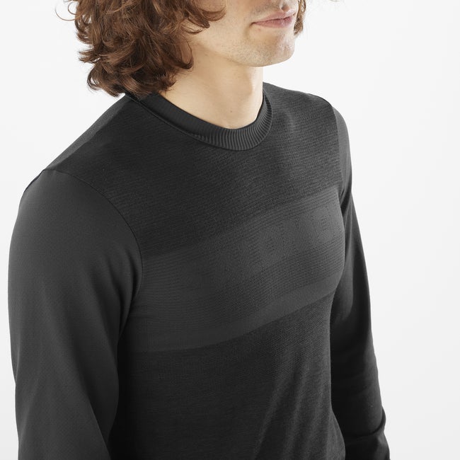 Salomon Essential Wool - Prenda interior de manga larga para hombre Rebajas