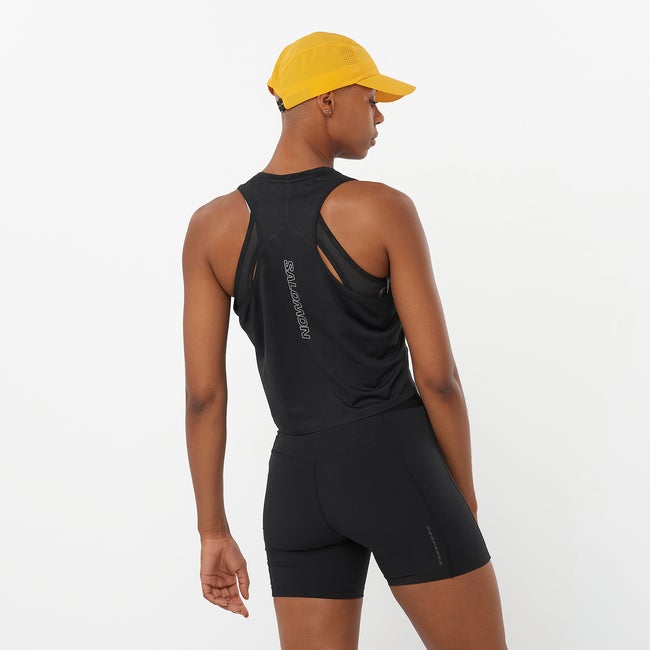 Salomon Sense Aero Cropped - Camiseta sin mangas para mujer Descuento por venta flash