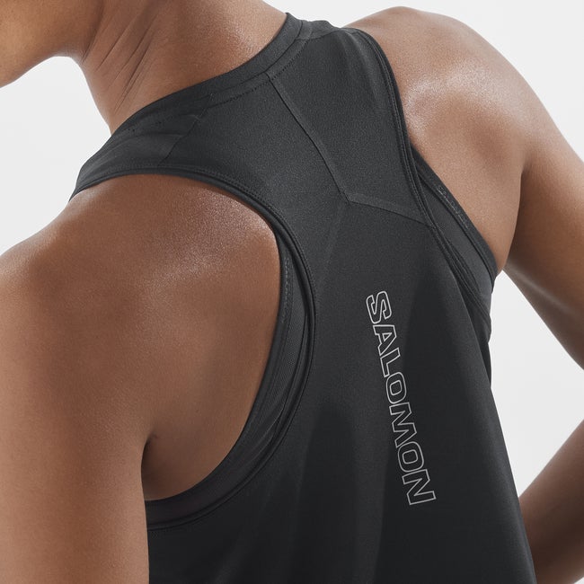 Salomon Sense Aero Cropped - Camiseta sin mangas para mujer Descuento por venta flash