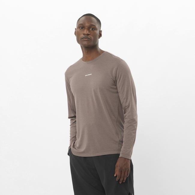 Salomon Shakeout Core - Camiseta de manga larga para hombre