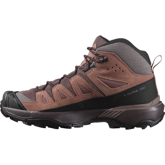 Salomon X Ultra 360 Leather Mid Gore-Tex - Botas de senderismo para mujer Outlet
