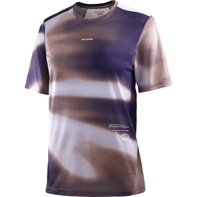 Salomon Shakeout Core Graphic - Camiseta de manga corta para mujer Envío internacional gratuito