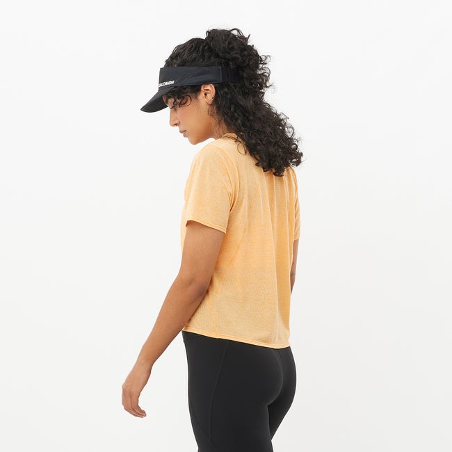 Salomon Shakeout Air Cropped - Camiseta de manga corta para mujer Tienda de fábrica