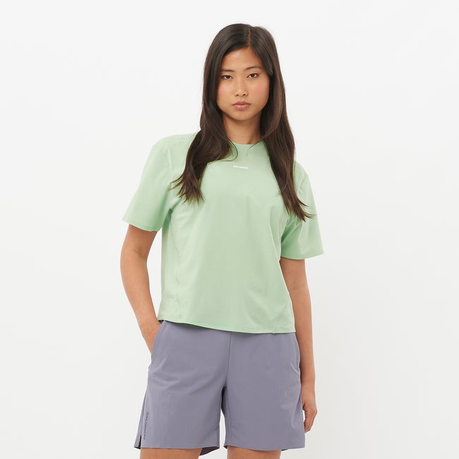 Salomon Trackline - Camiseta de manga corta para mujer En oferta
