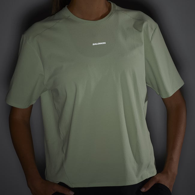 Salomon Trackline - Camiseta de manga corta para mujer En oferta