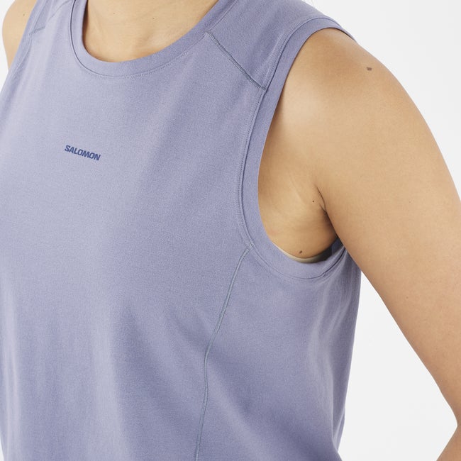 Salomon Trackline - Camiseta sin mangas para mujer Libre de impuestos