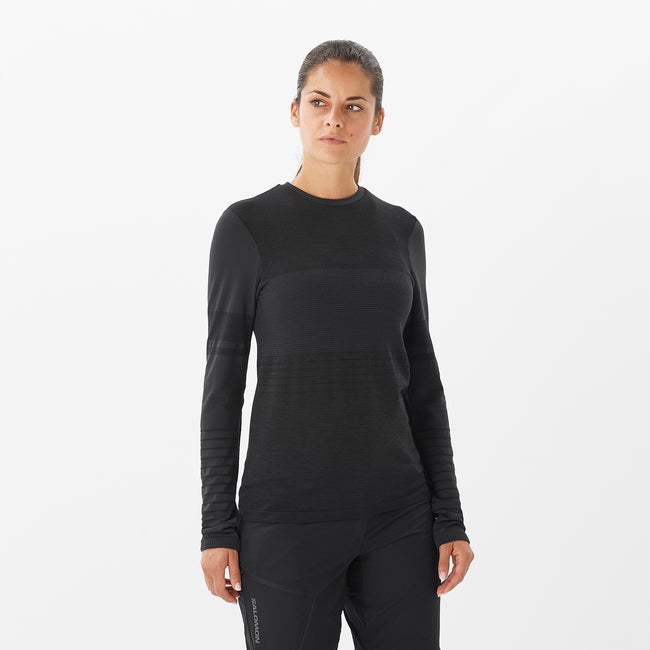 Salomon Essential Wool - Prenda interior de manga larga para mujer