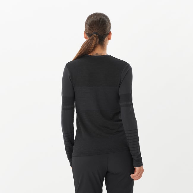Salomon Essential Wool - Prenda interior de manga larga para mujer Último día
