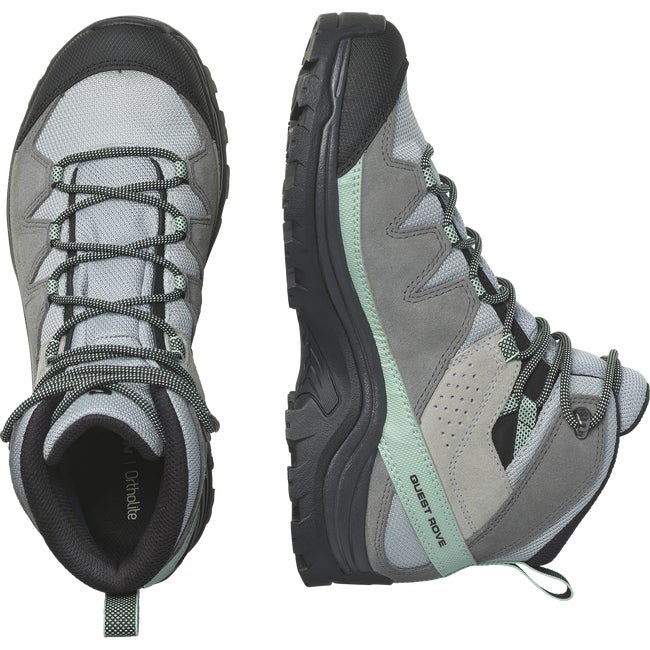 Salomon Quest Rove Gore-Tex - Botas de senderismo de piel para mujer Descuento por venta flash
