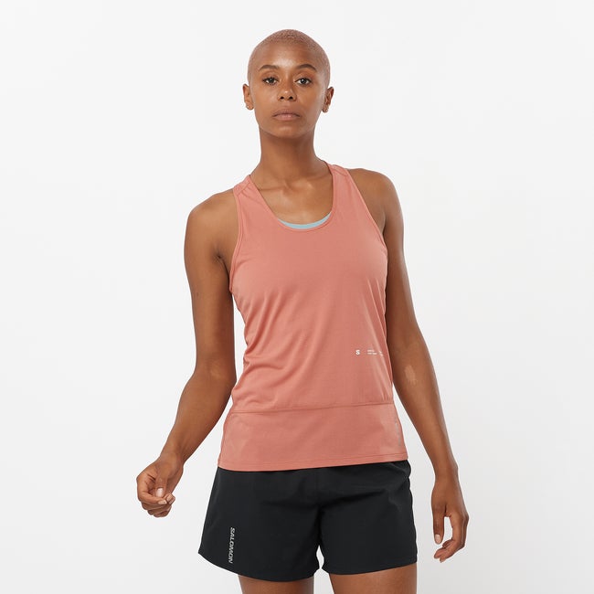 Salomon Cross Run Graphic - Camiseta sin mangas para mujer