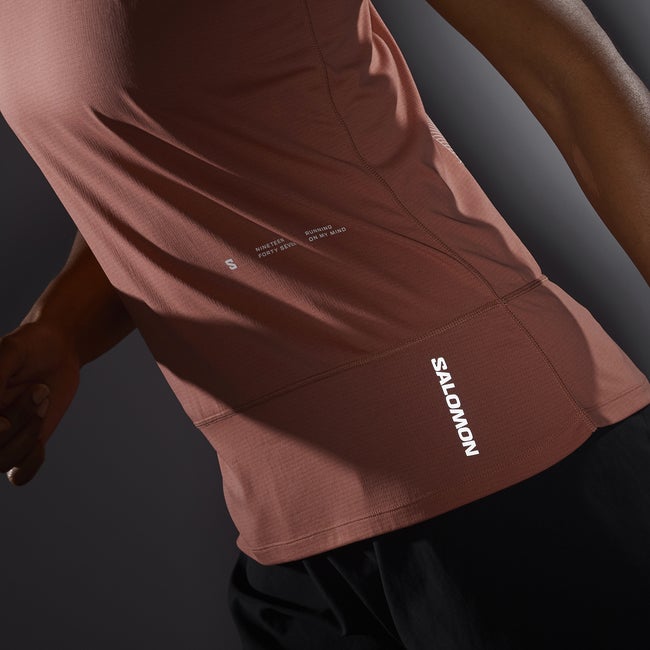Salomon Cross Run Graphic - Camiseta sin mangas para mujer Superdescuento