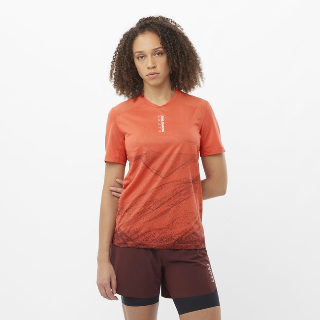 Salomon S/Lab Salomon Ultra Print - Camiseta de manga corta para mujer Envío internacional gratuito