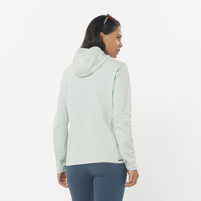 Salomon Gore Tex Infinium™ Windstopper® - Cortavientos de cremallera completa con capucha para mujer Ofertas de temporada