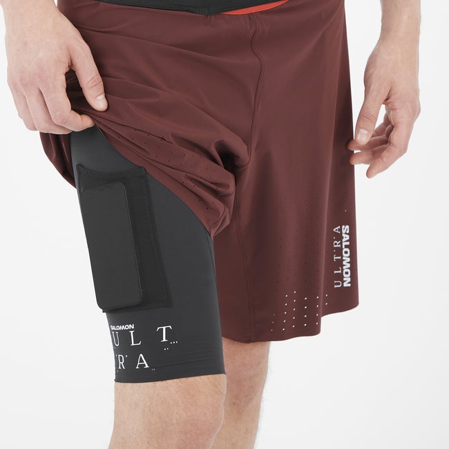 Salomon S/Lab Salomon Ultra 2in1 - Pantalón corto para hombre Liquidación