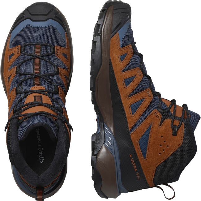 Salomon X Ultra 360 Leather Mid Gore-Tex - Botas de senderismo para hombre Tienda de fábrica