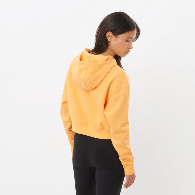 Salomon Short Hoodie - Sudadera con capucha para mujer Descuento por venta flash