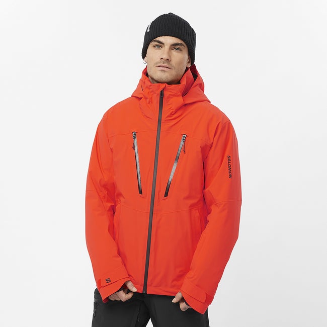 Salomon Brilliant - Chaqueta aislada con capucha para hombre Ofertas especiales
