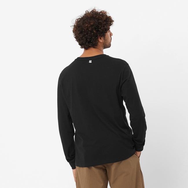 Salomon Salomon Logo Performance - Camiseta de manga larga para hombre Devoluciones gratuitas