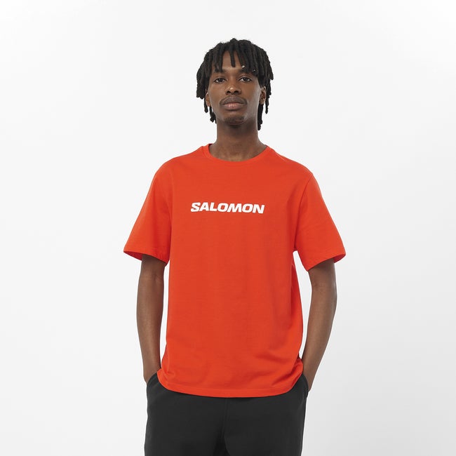 Salomon Salomon Logo Performance - Camiseta de manga corta para hombre