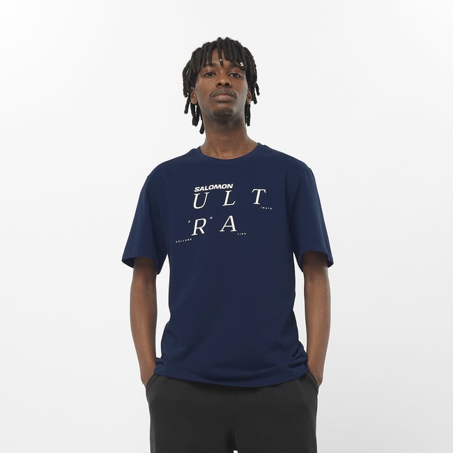 Salomon Salomon Ultra Logo - Camiseta de manga corta para hombre