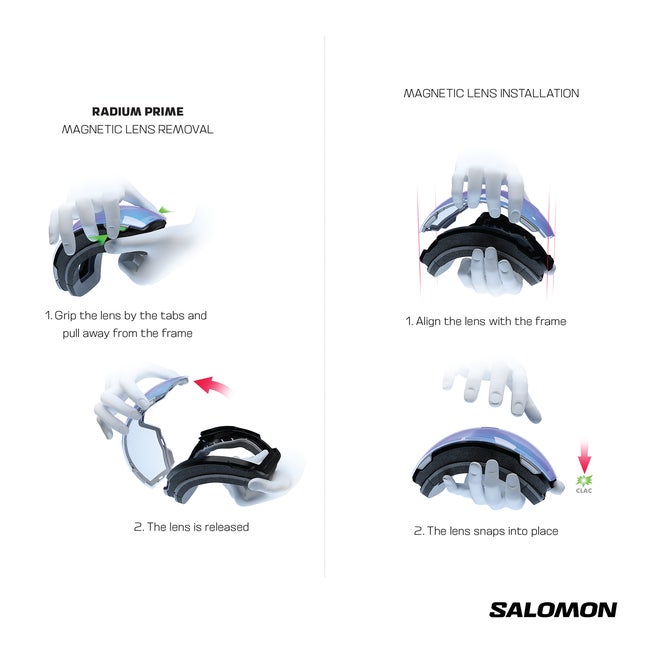 Salomon Radium Prime Sigma (and Extra Lens) - Máscaras unisex Últimos 2 días