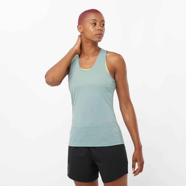 Salomon Cross Run - Camiseta sin mangas para mujer