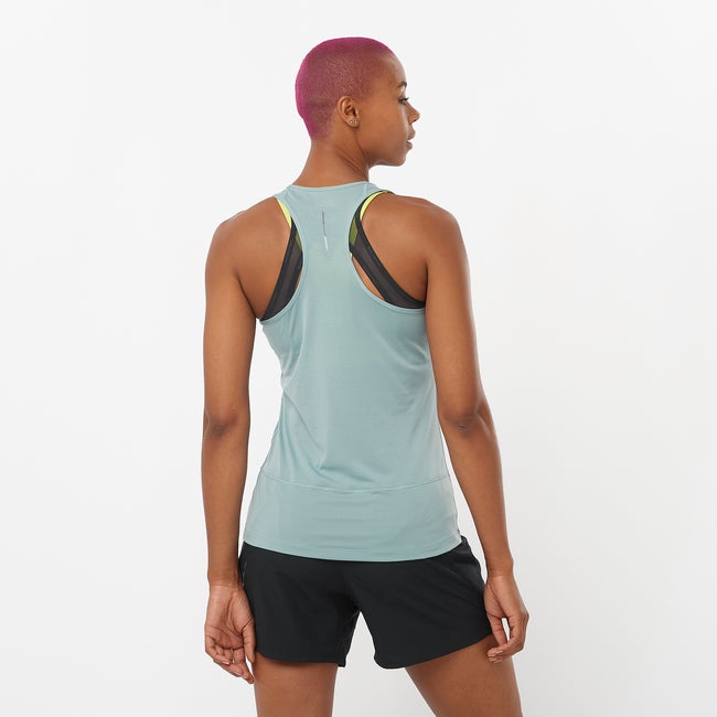 Salomon Cross Run - Camiseta sin mangas para mujer 2025