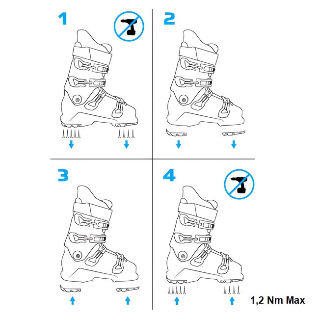 Salomon S/Series Rear Pads Alpin 5355 - Repuestos para botas Rebajas