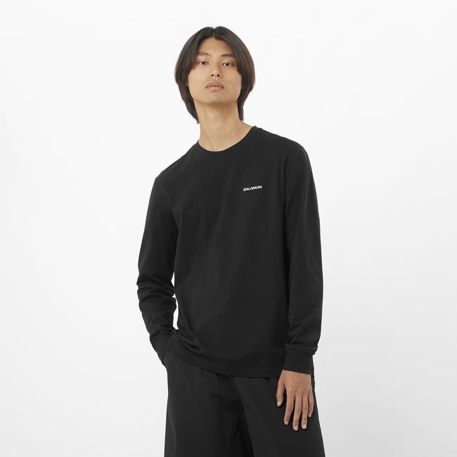 Salomon Chest Logo - Camiseta de manga larga para hombre