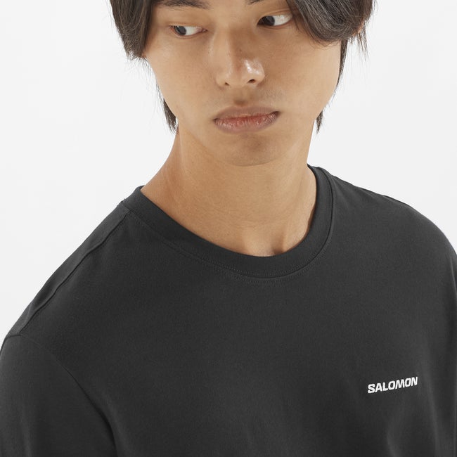 Salomon Chest Logo - Camiseta de manga larga para hombre Mejor oferta