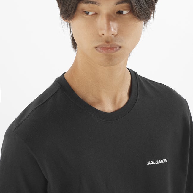 Salomon Chest Logo - Camiseta de manga corta para hombre Rebajas top