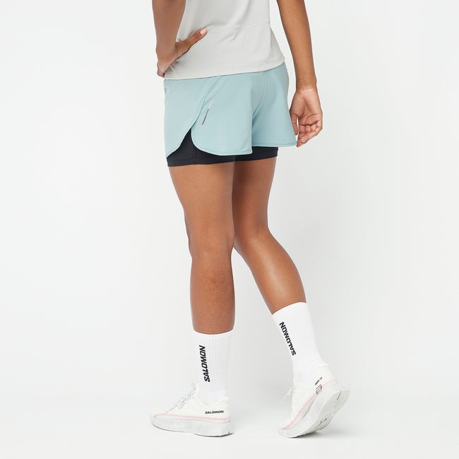Salomon Cross 2in1 - Pantalón corto para mujer Grandes ahorros