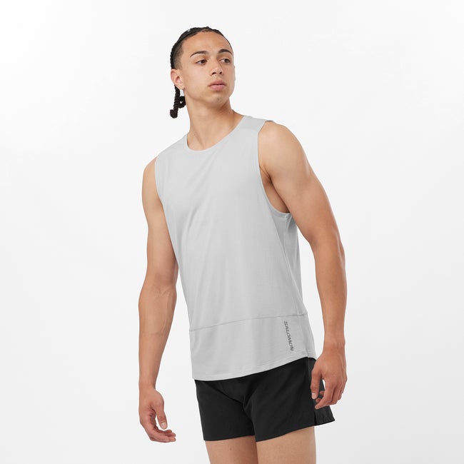 Salomon Cross Run - Camiseta sin mangas para hombre Outlet