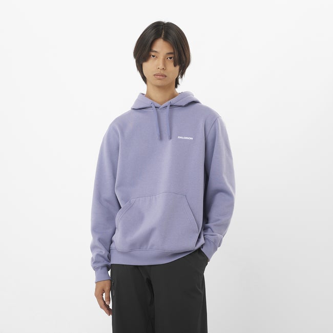 Salomon Chest Logo - Sudadera con capucha para hombre