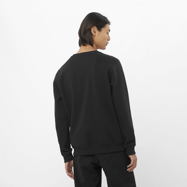 Salomon Salomon Logo - Sudadera de cuello caja para hombre Liquidación