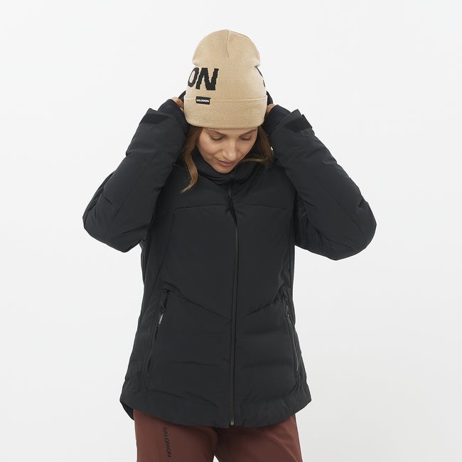Salomon Alpenflow Down - Chaqueta de plumón con capucha para mujer Tienda de fábrica