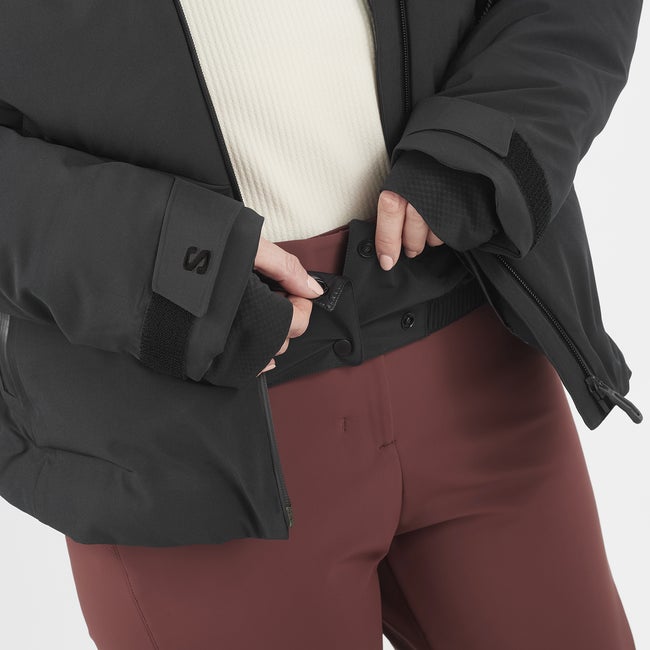 Salomon Alpenflow Down - Chaqueta de plumón con capucha para mujer Tienda de fábrica