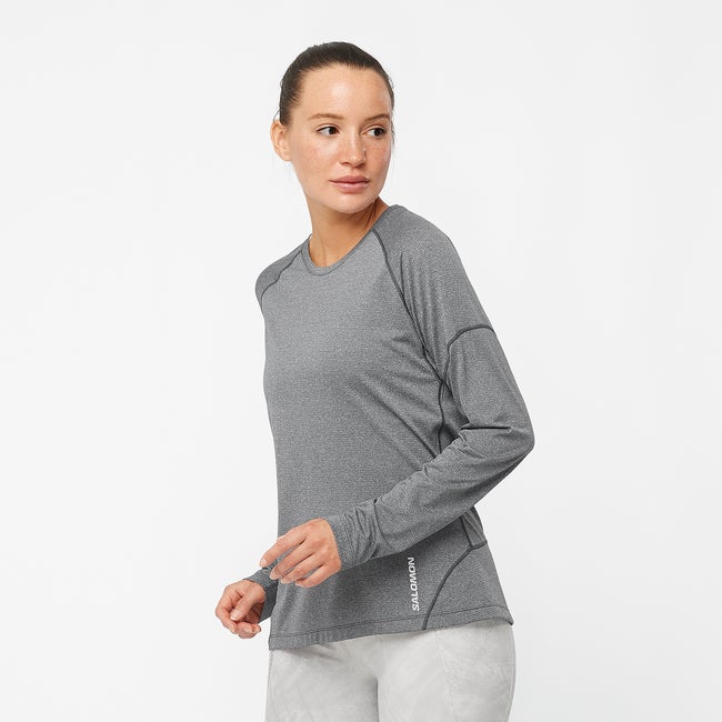 Salomon Cross Run - Camiseta de manga larga para mujer