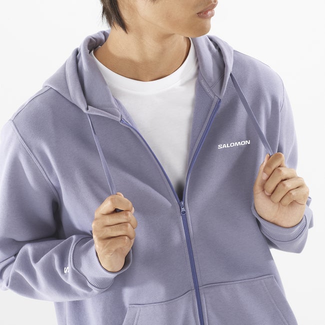 Salomon Salomon Logo - Sudadera con capucha para hombre Ventas relámpago