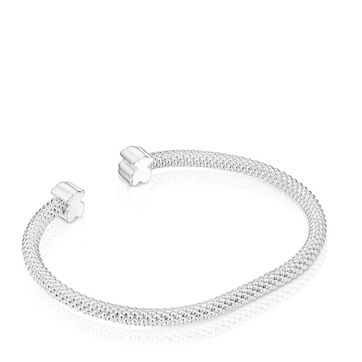 Tous Pulsera esclava de plata motivos oso 7 mm Icon Mesh Precios de Black Friday