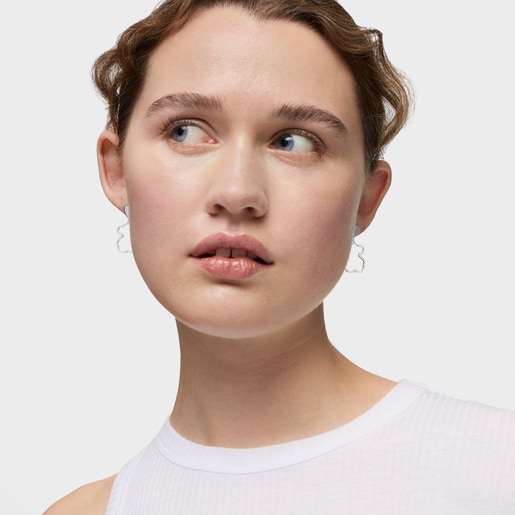 Tous Pendientes de plata New Silueta En oferta