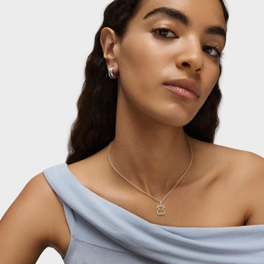 Tous Collar de plata Galaxy Descuentos del mes