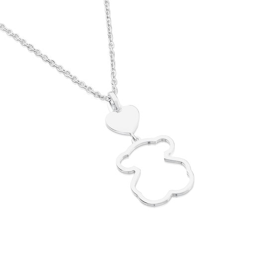 Tous Collar de plata motivo oso New Silueta Descuento por venta flash