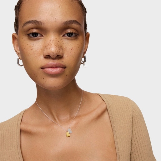 Tous Collar corto bicolor con motivos Sweet Dolls Grandes ahorros