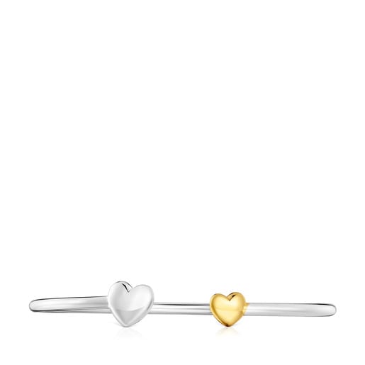 Tous Pulsera esclava corazón bicolor My Other Half Rebajas de fábrica