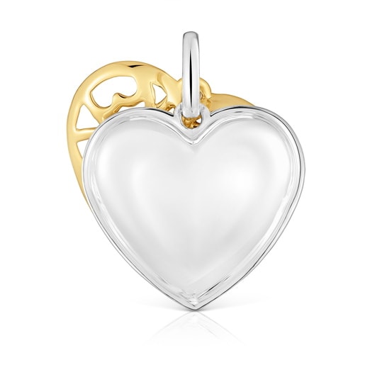 Tous Colgante doble corazón bicolor Medallions Promoción trimestral
