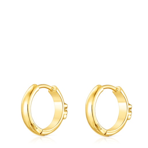 Tous Pendientes aro oso con baño de oro 18 kt sobre plata TOUS Basics Limitado a 3 días